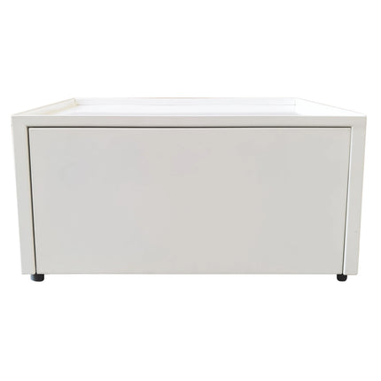 SCANPART - Dryer and Washing Machine Raiser - With Drawer - White - 33 cm x 61 cm x 51.5 cm image