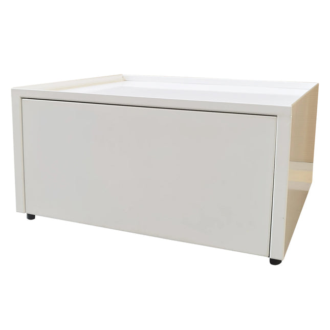 SCANPART - Dryer and Washing Machine Raiser - With Drawer - White - 33 cm x 61 cm x 51.5 cm image