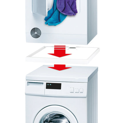 SCANPART - Stacking kit for washing machine and tumble dryer - White - Compact image
