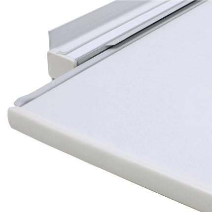 SCANPART - Stacking kit for washing machine and tumble dryer - With worktop - White - Tension strap not included image