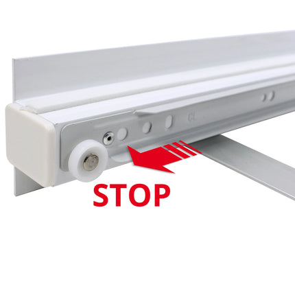 SCANPART - Stacking kit for washing machine and tumble dryer - With worktop - White - Tension strap not included image