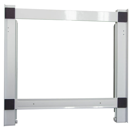 SCANPART - Stacking kit for washing machine and tumble dryer - With worktop - White - Also for heat pump dryers image