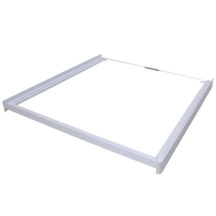 SCANPART - Stacking kit for washing machine and tumble dryer - White - Compact - Also for washing machines with rounded corners image