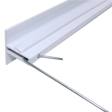 SCANPART - Stacking kit for washing machine and tumble dryer - White - Compact - Also for washing machines with rounded corners image