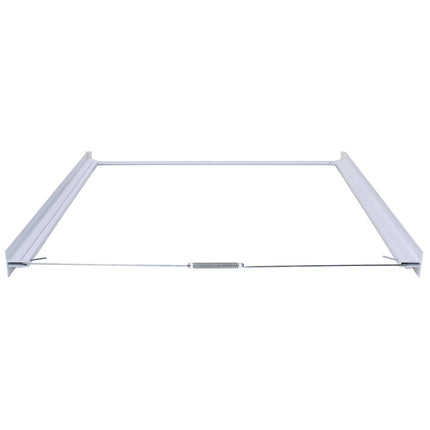 SCANPART - Stacking kit for washing machine and tumble dryer - White - Compact - Also for washing machines with rounded corners image