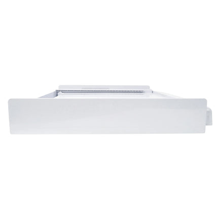 SCANPART - Stacking kit for washing machine and tumble dryer - Plastic - With worktop - White - Also for heat pump dryers - Tension strap included image