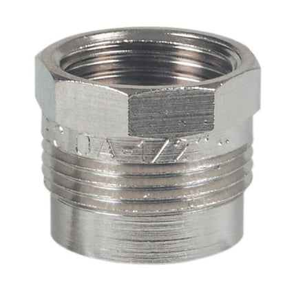 SCANPART - Gas stove fitting - M24 (M) - 1/2" (F) - Straight image