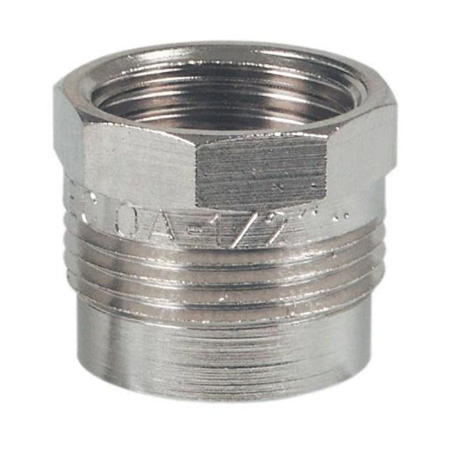 SCANPART - Gas stove fitting - M24 (M) - 1/2" (F) - Straight image