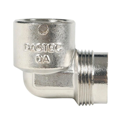 SCANPART - Gas stove fitting - M24 (M) - 1/2" (F) - Angled image