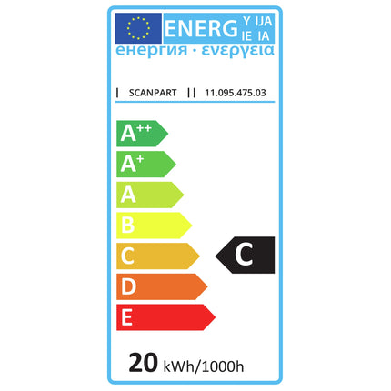 SCANPART - Oven Lamp - G4 - 20W - 350 Lumen - 2700 K - Bright - Capsule - Duo Pack image