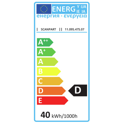 SCANPART - Oven Lamp - G9 - 40 W - 600 Lumen - 2700 K - Bright - Capsule - Duo Pack image