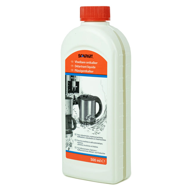 SCANPART - Descaler R060 - Liquid 500 ml - Applicable to Fully automatic coffee machines| Espresso machines| Filter coffee machines| Kettles image