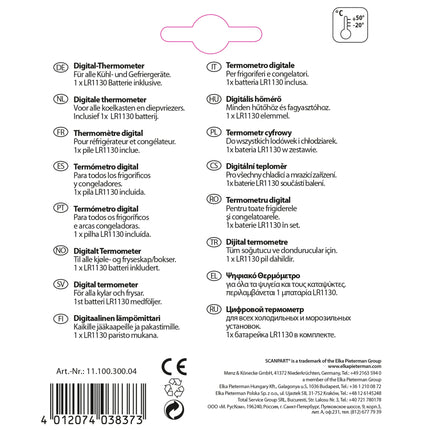 SCANPART - Refrigerator Thermometer - For -20°C to +50°C image
