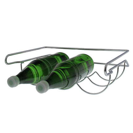 SCANPART - Refrigerator Bottle Rack - For 3 Bottles - Stainless Steel image