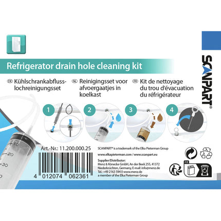 SCANPART - Refrigerator Cleaner - Drain Cleaning Kit image