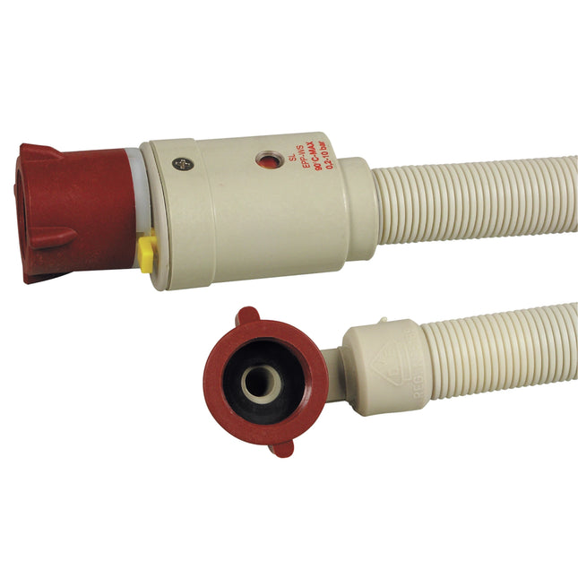 SCANPART - Supply hose with Aquastop - 3/4" angled - 3/4" straight - 90 bar - 2.0 m image