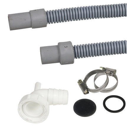 SCANPART - drain hose set condenser dryer 8x10mm 1.5m - F194 image