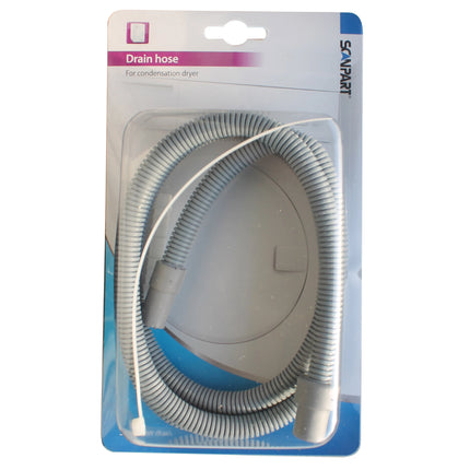 SCANPART - drain hose set condenser dryer 8x10mm 1.5m - F194 image