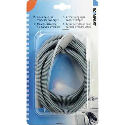 SCANPART - drain hose set condenser dryer 8x10mm 1.5m - F194 image