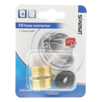 SCANPART - Supply hose extension 3/4‘ - 3/4’ + seals (2 pieces) image