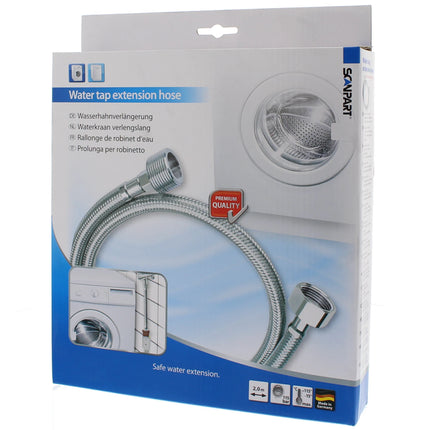 SCANPART - Supply hose - 3/4" straight - 3/4" straight - 115 bar - 2.0 m image