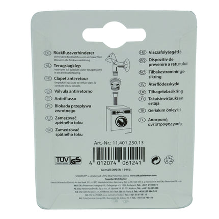 SCANPART - washing machine check valve image