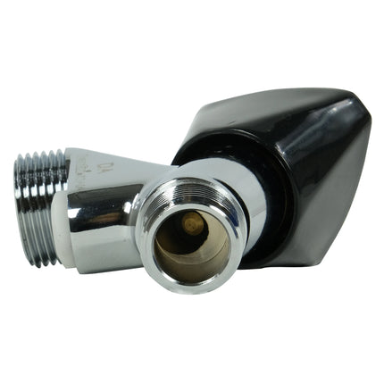 SCANPART - Faucet - With Aerator - 1/2" x 3/4" Male Thread - Silver + Black - 1 Piece image