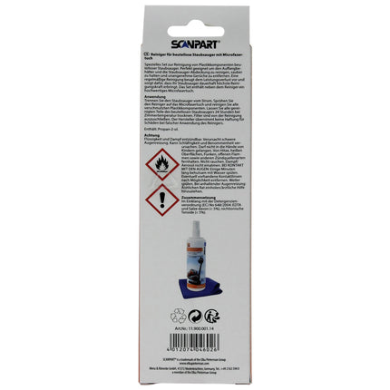 SCANPART - bagless cleaner 250ml + cloth image