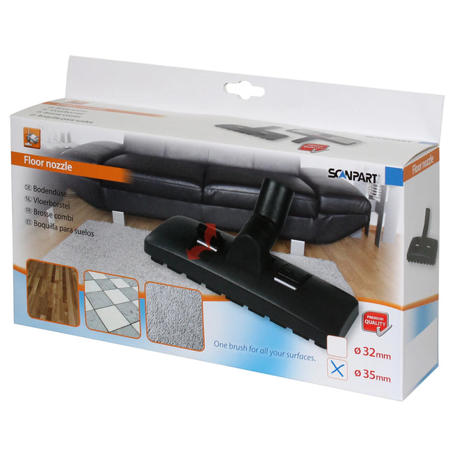 SCANPART Combi Brush  - 27 cm - Polyester Brush  - 35 mm Nozzle Connection image