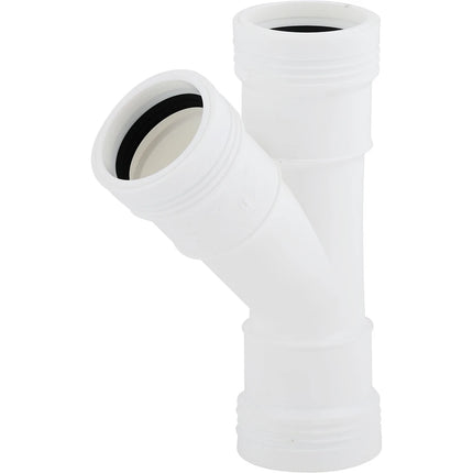 SCANPART - Y-piece connection set - For condenser dryers - PVC - White image