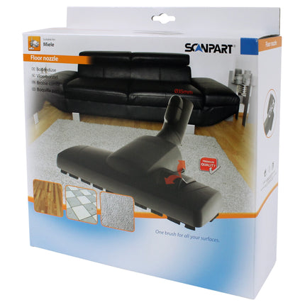 SCANPART Combi Brush SBD285-3 - 28 cm - Polyester Brush  - 35 mm Nozzle Connection image