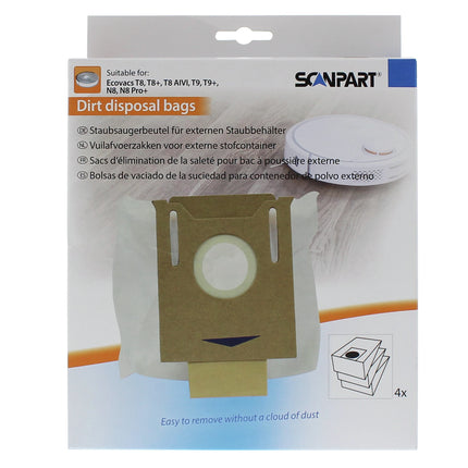 SCANPART - Ecovacs Deebot garbage disposal bags 4pcs. image