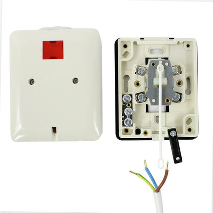 SCANPART - Pull switch connection cord - Female socket 230 V (female) - Cable 2.0 m 3 x 1.5 mm Grounded|Soft PVC|Angled plug image