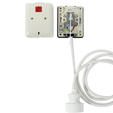 SCANPART - Pull switch connection cord - Female socket 230 V (female) - Cable 2.0 m 3 x 1.5 mm Grounded|Soft PVC|Angled plug image