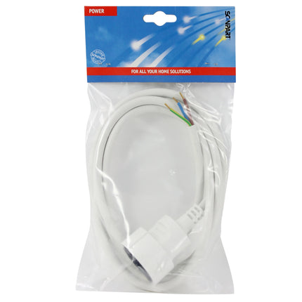 SCANPART - Pull switch connection cord - Female socket 230 V (female) - Cable 2.0 m 3 x 1.5 mm Grounded|Soft PVC|Angled plug image