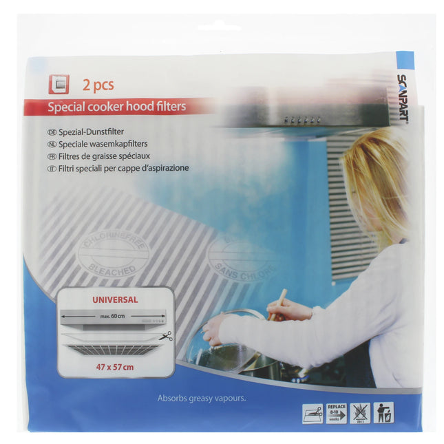 SCANPART - extractor hood filter set 47x57cm flat - L001 image