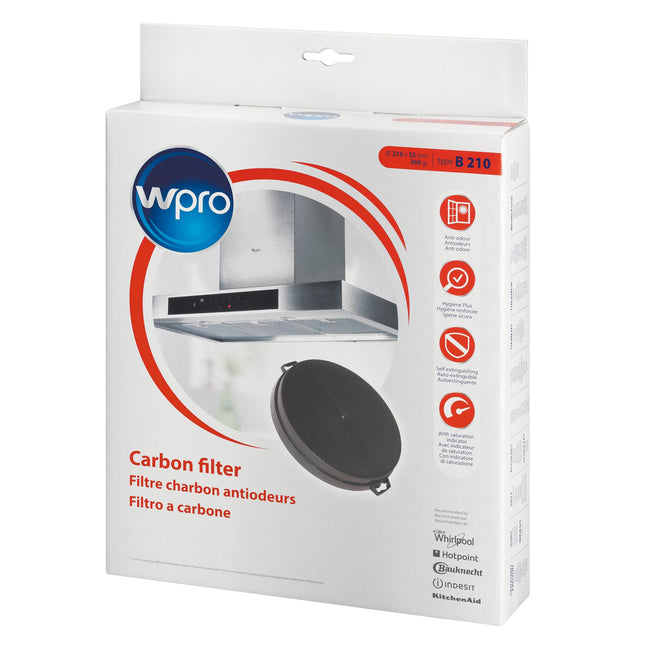 WPRO - carbon filter round Ø210x35mm - TypeB210 image