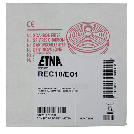 ETNA - carbon filter round Ø142x37mm 2pcs. - REC10 image