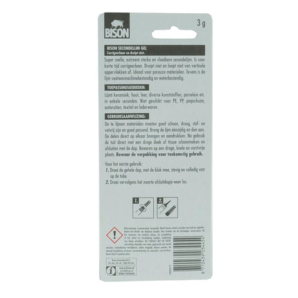 BISON - super glue gel 3ml image