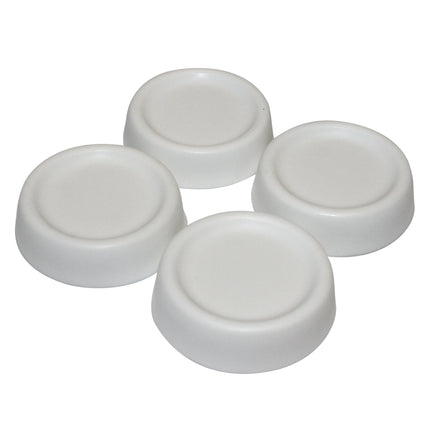 SCANPART - Anti-Vibration Pads - Round - White - Pack of 4 image
