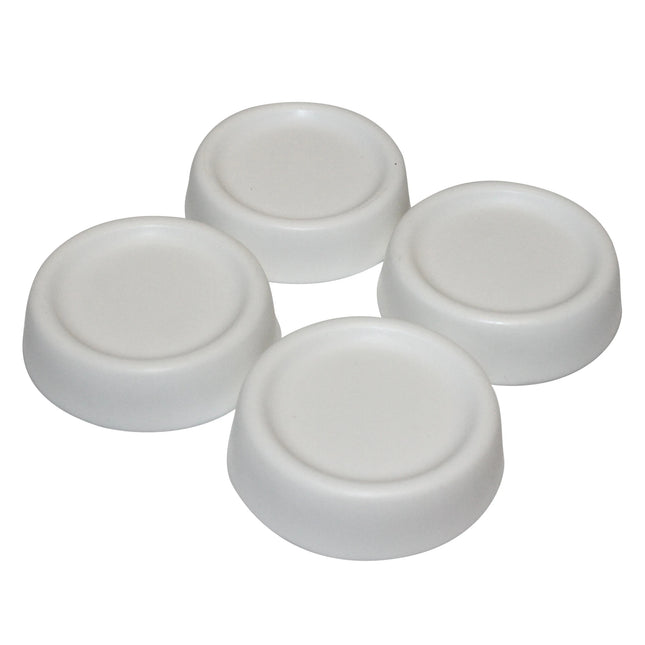 SCANPART - Anti-Vibration Pads - Round - White - Pack of 4 image