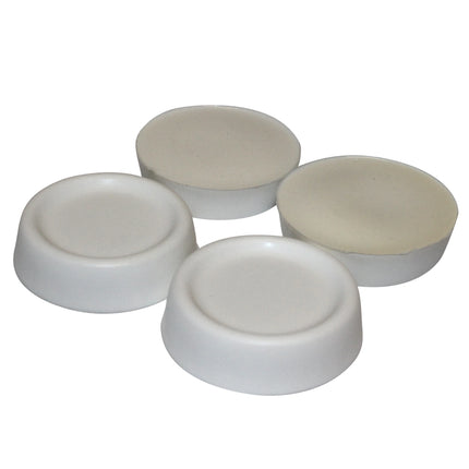 SCANPART - Anti-Vibration Pads - Round - White - Pack of 4 image