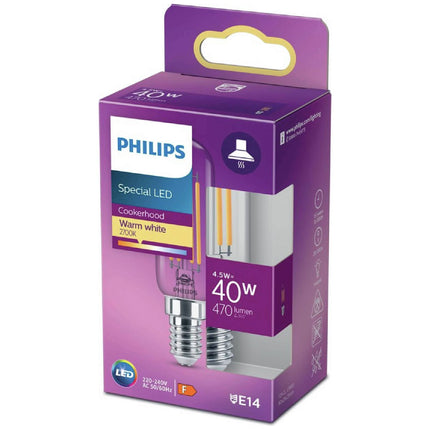 PHILIPS - Lamp - E14 - 40 W - 470 Lumens - 2700 K - Bright - Pear image