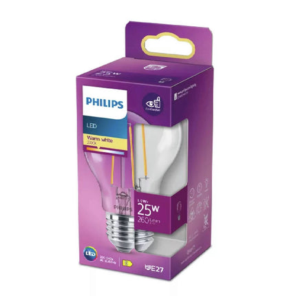PHILIPS - Lamp - E14 - 25 W - 260 Lumens - 2700 K - Bright - Pear image