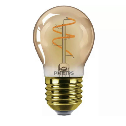 PHILIPS - Lamp - E27 - 15 W - 180 Lumens - 1800 K - Flame - Pear - Dimmable image