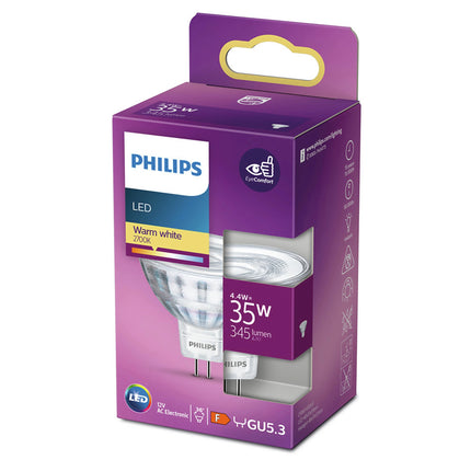 PHILIPS - Reflector Spot - GU5.3 - 35 W - 345 Lumen - 2700 K - Bright - MR16 image