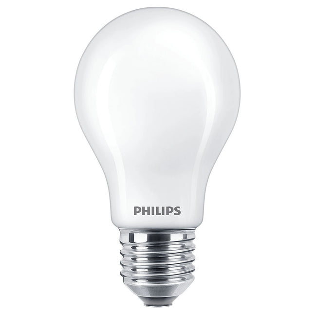 PHILIPS - Light Bulb - E27  - 60 W - 806 Lumen - 2200 K - 2700 K - Frosted - Bulb - Warm Glow image