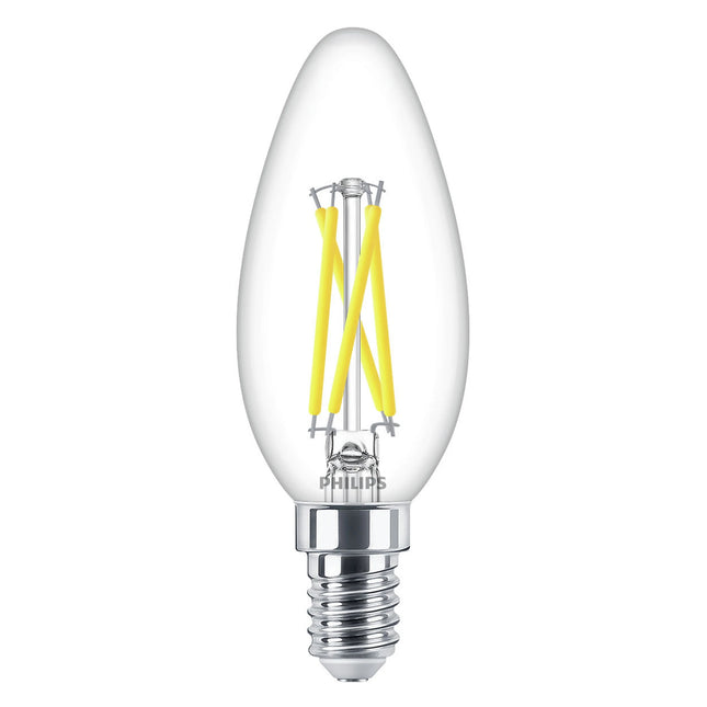 PHILIPS - Light Bulb - E14 - 25 W - 340 Lumen - 2200 K - 2700 K - Bright - Candle - Warm Glow image