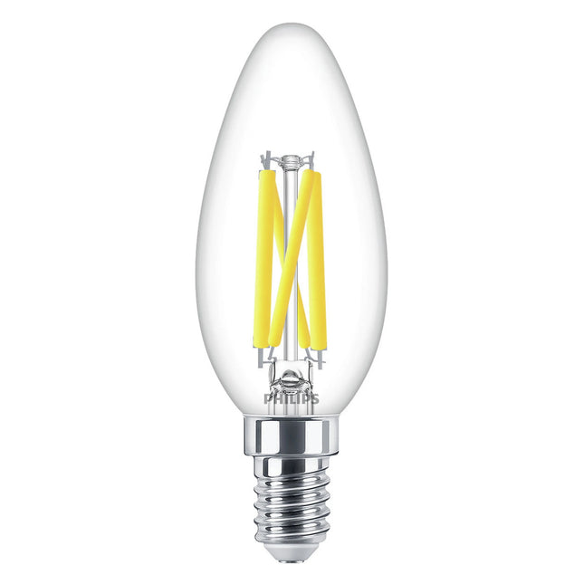 PHILIPS - Light Bulb - E14 - 40 W - 470 Lumen - 2200 K - 2700 K - Bright - Candle - Warm Glow image