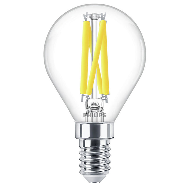 PHILIPS - Light Bulb - E14 - 40 W - 470 Lumen - 2200 K - 2700 K - Bright - Bulb - Warm Glow image